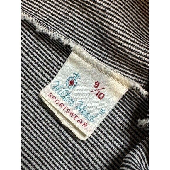 Vintage Hilton Head Sportswear Women’s 9/10 White Black Plaid Wide Leg Trousers - Picture 6 of 7